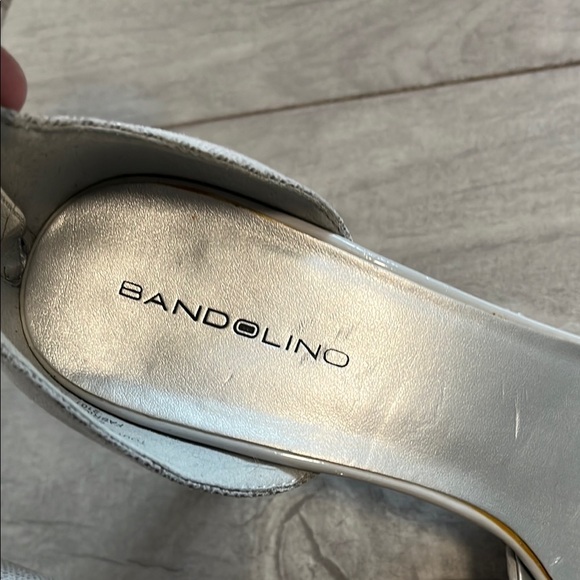 Ankle Strap Vegan Suede Gray Women's Heels, 7.5 - Picture 3 of 11